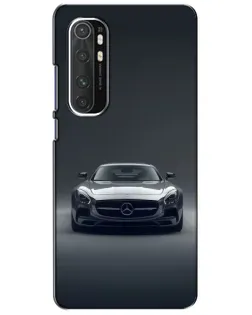 Чехол для Xiaomi Mi Note 10 Lite с картинкой «Mercedes на черном»