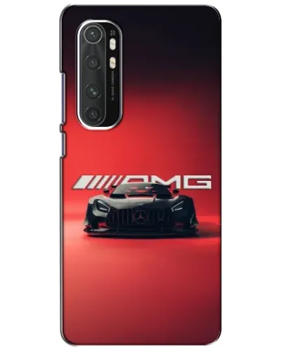 Чехол для Xiaomi Mi Note 10 Lite с картинкой «Mercedes AMG — красная линия»