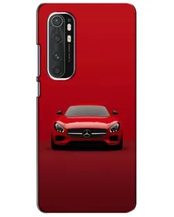 Чехол для Xiaomi Mi Note 10 Lite с картинкой «Красный Mercedes AMG»
