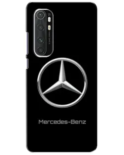 Чехол для Xiaomi Mi Note 10 Lite с картинкой «Mercedes Silver Logo»