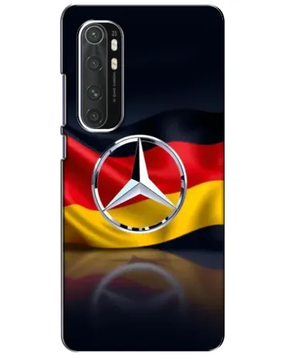 Чехол для Xiaomi Mi Note 10 Lite с картинкой «Mercedes — флаг Германии»