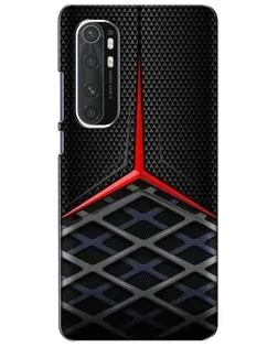 Чехол для Xiaomi Mi Note 10 Lite с картинкой «Mercedes Carbon Grid»