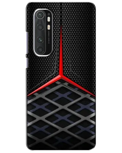Чехол для Xiaomi Mi Note 10 Lite с картинкой «Mercedes Carbon Grid»
