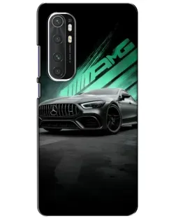 Чехол для Xiaomi Mi Note 10 Lite с картинкой «Темный Mercedes AMG»