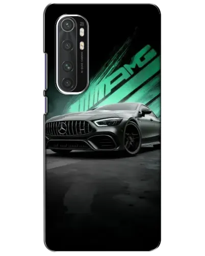 Чехол для Xiaomi Mi Note 10 Lite с картинкой «Темный Mercedes AMG»