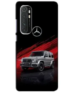 Чехол для Xiaomi Mi Note 10 Lite с картинкой «Mercedes G-Class красный»