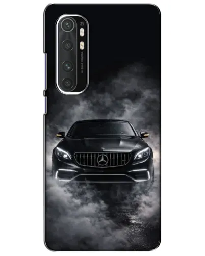 Чехол для Xiaomi Mi Note 10 Lite с картинкой «Mercedes в дыму»