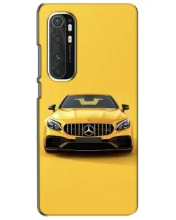 Чехол для Xiaomi Mi Note 10 Lite с картинкой «Желтый Mercedes GT»