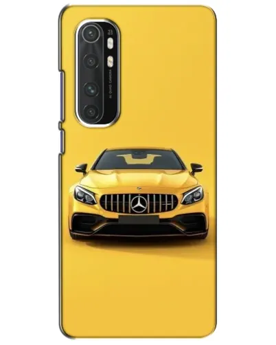 Чехол для Xiaomi Mi Note 10 Lite с картинкой «Желтый Mercedes GT»