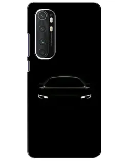 Чехол для Xiaomi Mi Note 10 Lite с картинкой «Взгляд Audi в темноте»