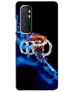 Чехол для Xiaomi Mi Note 10 Lite с картинкой «Энергия лого Audi»