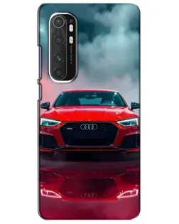 Чехол для Xiaomi Mi Note 10 Lite с картинкой «Audi RS — красный стиль»
