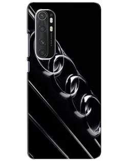 Чехол для Xiaomi Mi Note 10 Lite с картинкой «Audi — абстрактные кольца»