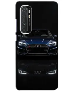 Чехол для Xiaomi Mi Note 10 Lite с картинкой «Audi — ночное отражение»