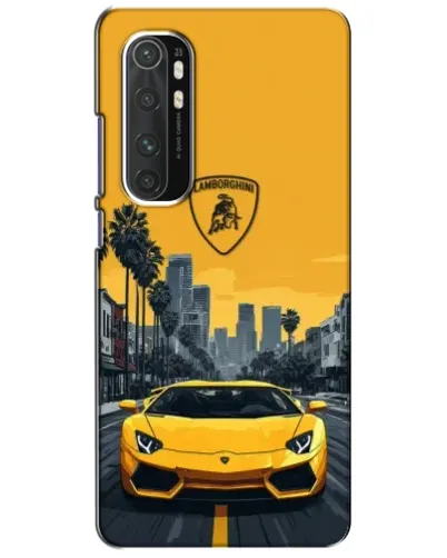 Чехол для Xiaomi Mi Note 10 Lite с картинкой «Желтый Lamborghini город» Чехол для Xiaomi Mi Note 10 Lite с картинкой «Желтый Lamborghini город»