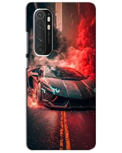 Чехол для Xiaomi Mi Note 10 Lite с картинкой «Lamborghini красный дым» Чехол для Xiaomi Mi Note 10 Lite с картинкой «Lamborghini красный дым»