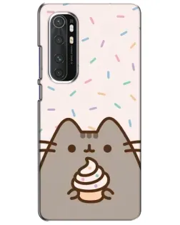 Чехол для Xiaomi Mi Note 10 Lite с картинкой «Пушин с кексом»