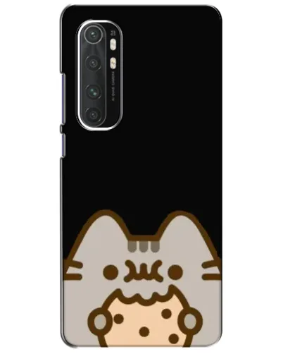 Чехол для Xiaomi Mi Note 10 Lite с картинкой «Пушин на черном»