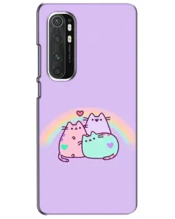 Чехол для Xiaomi Mi Note 10 Lite с картинкой «Радужные Пушины»