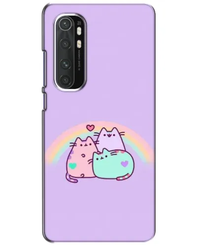 Чехол для Xiaomi Mi Note 10 Lite с картинкой «Радужные Пушины»