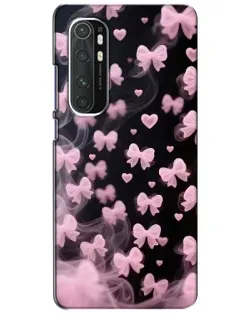 Чехол для Xiaomi Mi Note 10 Lite с картинкой «Неоновое кружево»