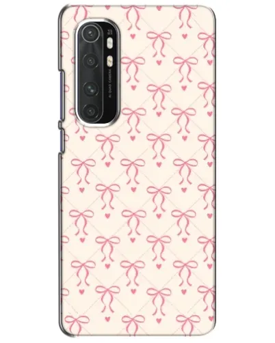 Чехол для Xiaomi Mi Note 10 Lite с картинкой «Розовые бантики Coquette» Чехол для Xiaomi Mi Note 10 Lite с картинкой «Розовые бантики Coquette»