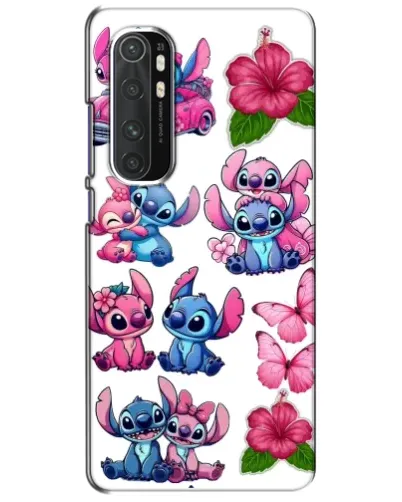 Чехол для Xiaomi Mi Note 10 Lite с картинкой «Стикеры Stitch и Angel» Чехол для Xiaomi Mi Note 10 Lite с картинкой «Стикеры Stitch и Angel»