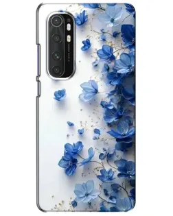 Чохол для Xiaomi Mi Note 10 Lite з картинкою «Блакитний квітковий каскад» Чохол для Xiaomi Mi Note 10 Lite з картинкою «Блакитний квітковий каскад»