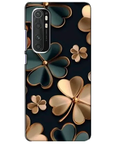 Чехол для Xiaomi Mi Note 10 Lite с картинкой «Клевер в золоте»
