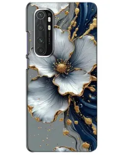 Чохол для Xiaomi Mi Note 10 Lite з картинкою «Біла квітка та золотий флюїд» Чохол для Xiaomi Mi Note 10 Lite з картинкою «Біла квітка та золотий флюїд»
