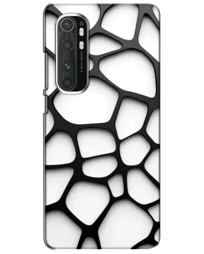 Чехол для Xiaomi Mi Note 10 Lite с картинкой «Белая объемная сетка» Чехол для Xiaomi Mi Note 10 Lite с картинкой «Белая объемная сетка»