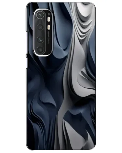 Чехол для Xiaomi Mi Note 10 Lite с картинкой «Объемные синие складки» Чехол для Xiaomi Mi Note 10 Lite с картинкой «Объемные синие складки»