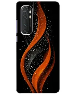 Чехол для Xiaomi Mi Note 10 Lite с картинкой «Огненная звездная волна»