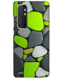Чехол для Xiaomi Mi Note 10 Lite с картинкой «Яркая неоновая галька»