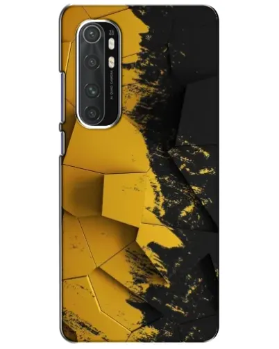 Чехол для Xiaomi Mi Note 10 Lite с картинкой «Золотые осколки геометрии» Чехол для Xiaomi Mi Note 10 Lite с картинкой «Золотые осколки геометрии»
