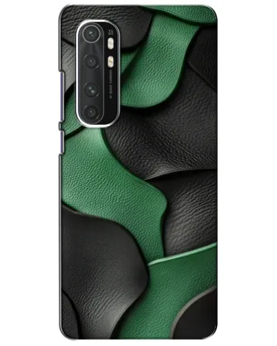 Чехол для Xiaomi Mi Note 10 Lite с картинкой «Зеленые кожаные волны» Чехол для Xiaomi Mi Note 10 Lite с картинкой «Зеленые кожаные волны»