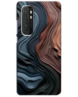 Чехол для Xiaomi Mi Note 10 Lite с картинкой «Цветные волны каньона»