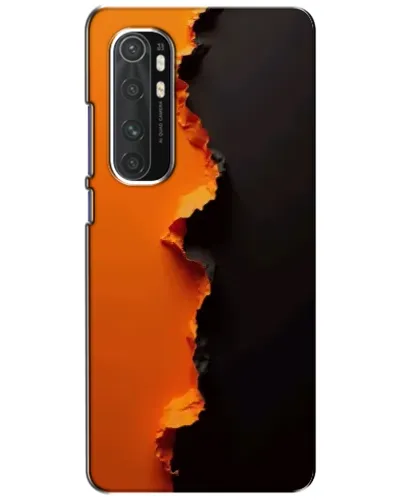 Чехол для Xiaomi Mi Note 10 Lite с картинкой «Оранжевый разлом» Чехол для Xiaomi Mi Note 10 Lite с картинкой «Оранжевый разлом»