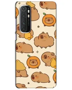 Чехол для Xiaomi Mi Note 10 Lite с картинкой «Капибары с апельсинами»