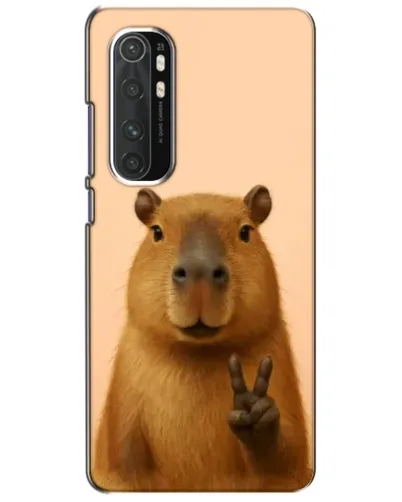Чехол для Xiaomi Mi Note 10 Lite с картинкой «Капибара виктория»