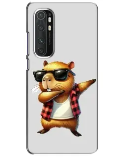 Чехол для Xiaomi Mi Note 10 Lite с картинкой «Капибара рэпер даб»