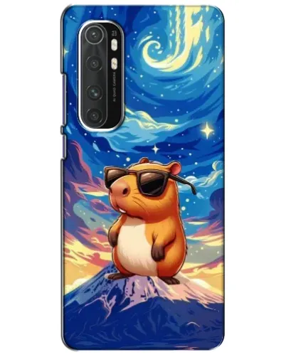 Чехол для Xiaomi Mi Note 10 Lite с картинкой «Капибара Ван Гога»