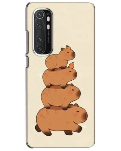 Чехол для Xiaomi Mi Note 10 Lite с картинкой «Башня из капибар»