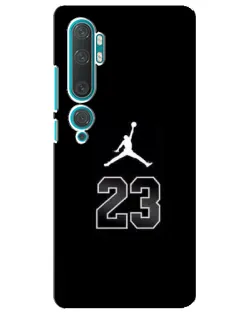 Чехол для Xiaomi Mi Note 10 с картинкой «Jordan Flight 23»
