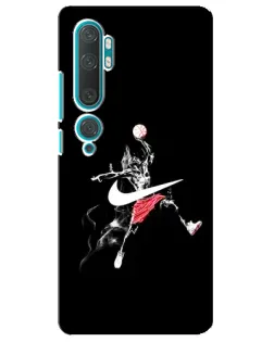 Чехол для Xiaomi Mi Note 10 с картинкой «Jordan Jumpman»