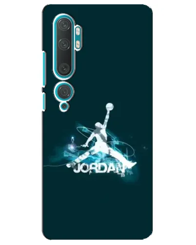 Чехол для Xiaomi Mi Note 10 с картинкой «Jordan Blue Fire» Чехол для Xiaomi Mi Note 10 с картинкой «Jordan Blue Fire»