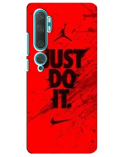 Чехол для Xiaomi Mi Note 10 с картинкой «Nike Just Do It»
