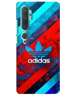 Чехол для Xiaomi Mi Note 10 с картинкой «Абстракция Adidas»