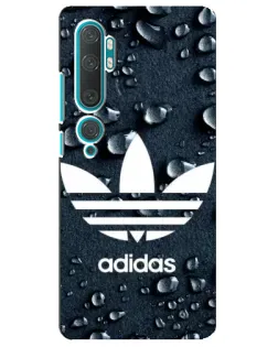 Чехол для Xiaomi Mi Note 10 с картинкой «Adidas Trefoil Blue»