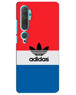 Чехол для Xiaomi Mi Note 10 с картинкой «Ретро блоки Adidas»